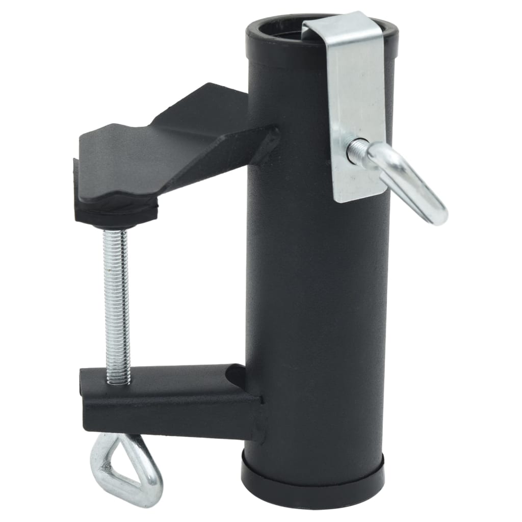 vidaXL Umbrella Clamps for Balcony 2 pcs 1"-1.5" Steel