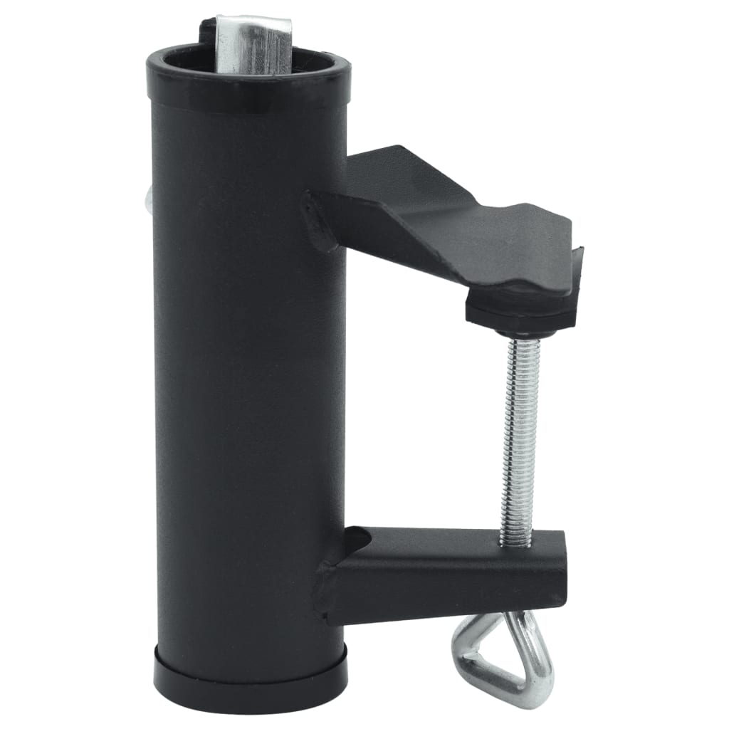 vidaXL Umbrella Clamps for Balcony 2 pcs 1"-1.5" Steel