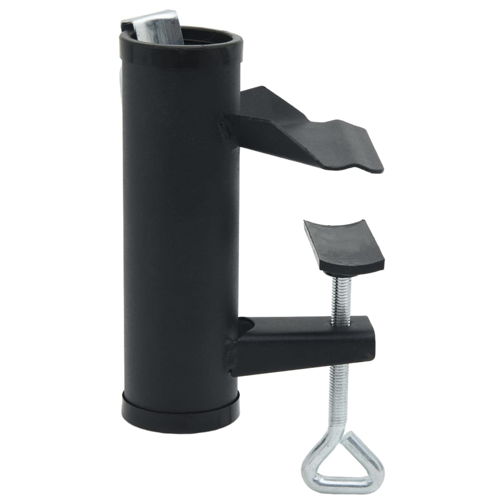 vidaXL Umbrella Clamps for Balcony 2 pcs 1"-1.5" Steel