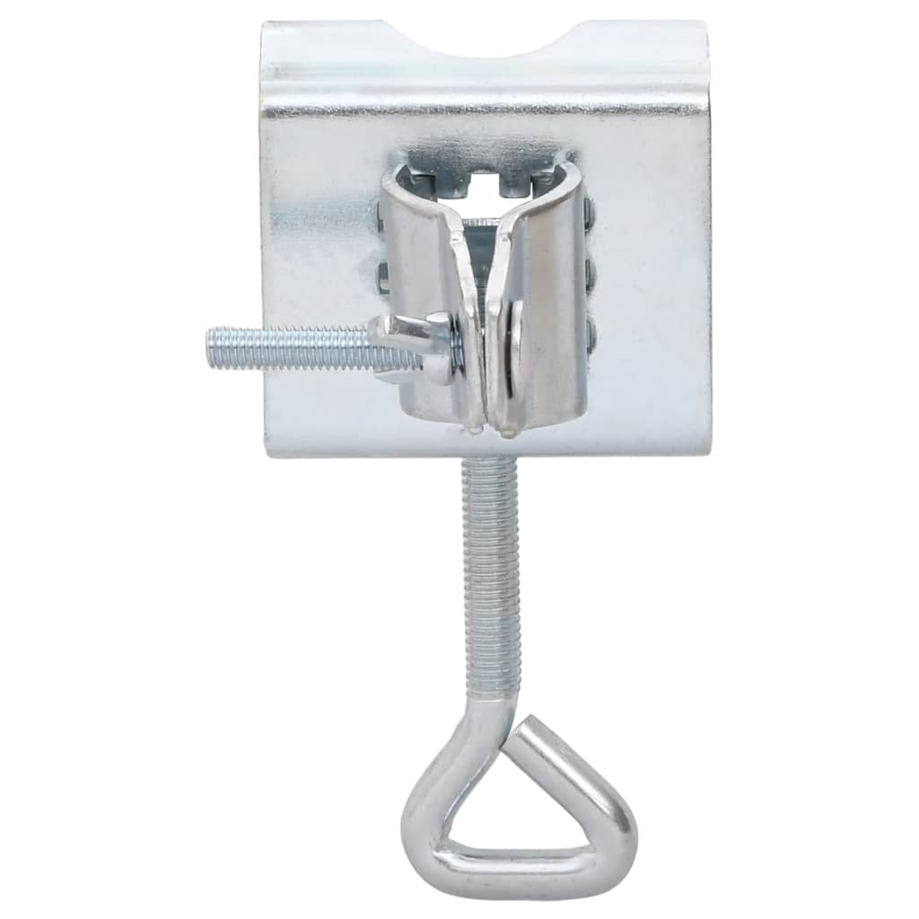 vidaXL Umbrella Clamps for Balcony 2 pcs 1.3" Galvanized Steel