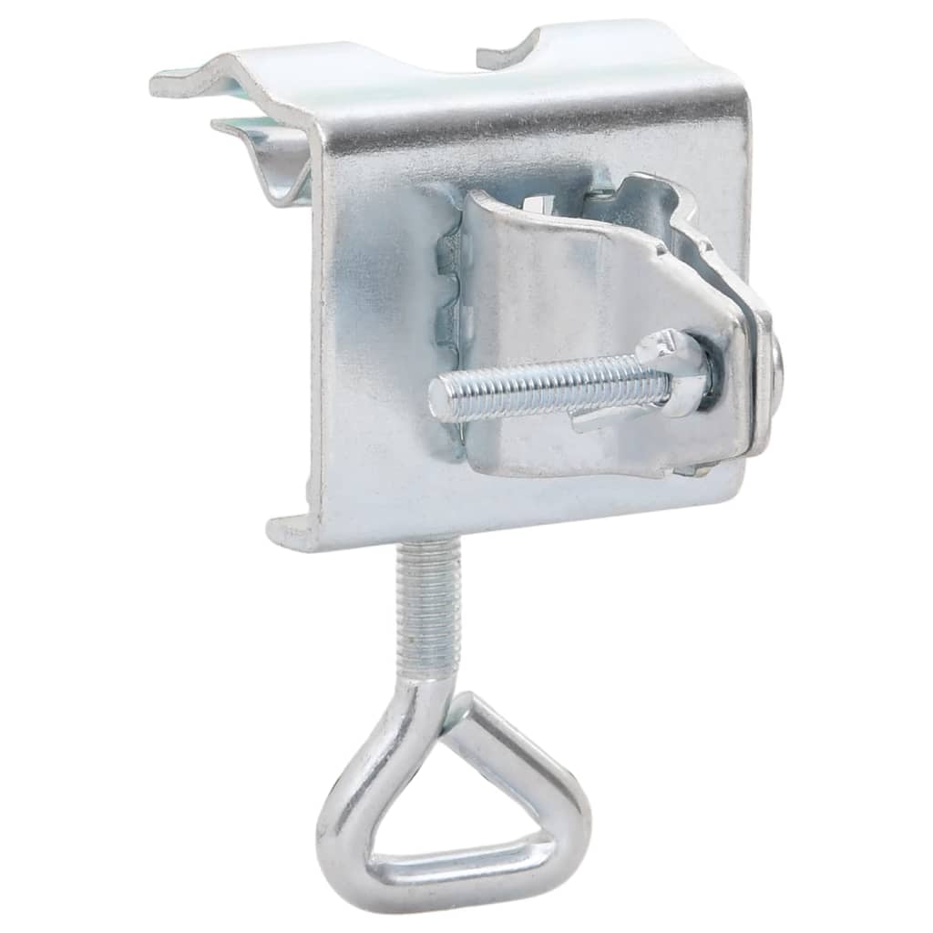 vidaXL Umbrella Clamps for Balcony 2 pcs 1.3" Galvanized Steel